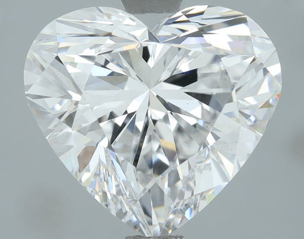 Lab-Grown 3.08 Carat Heart Shape Diamond color D Clarity VS1, precious stones, engagement diamonds