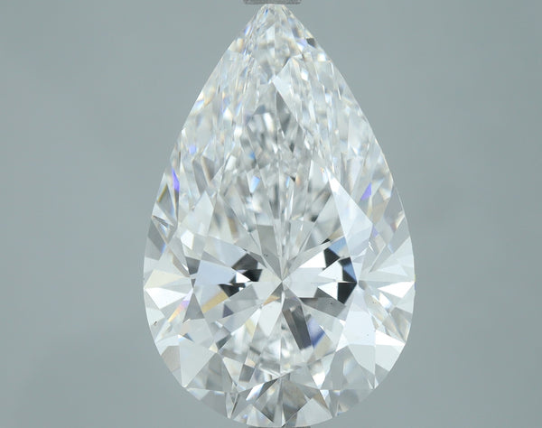 Lab-Grown 5.50 Carat Pear Shape Diamond color E Clarity VS2, precious stones, engagement diamonds