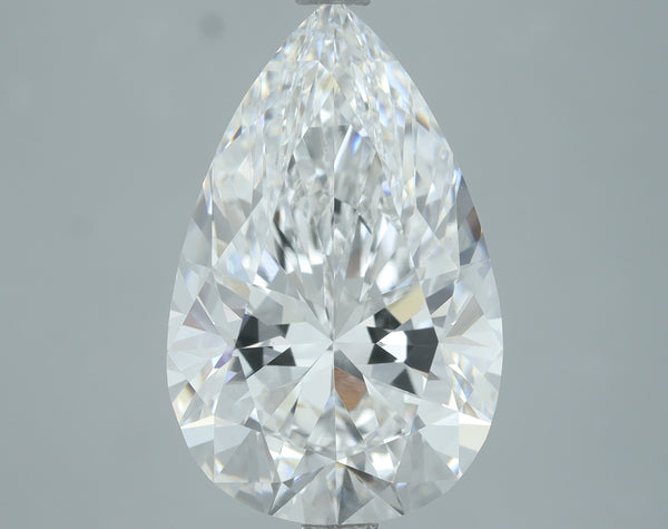 Lab-Grown 5.01 Carat Pear Shape Diamond color E Clarity VS1, precious stones, engagement diamonds