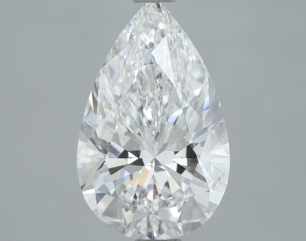 Lab-Grown 2.06 Carat Pear Shape Diamond color E Clarity VVS2, precious stones, engagement diamonds