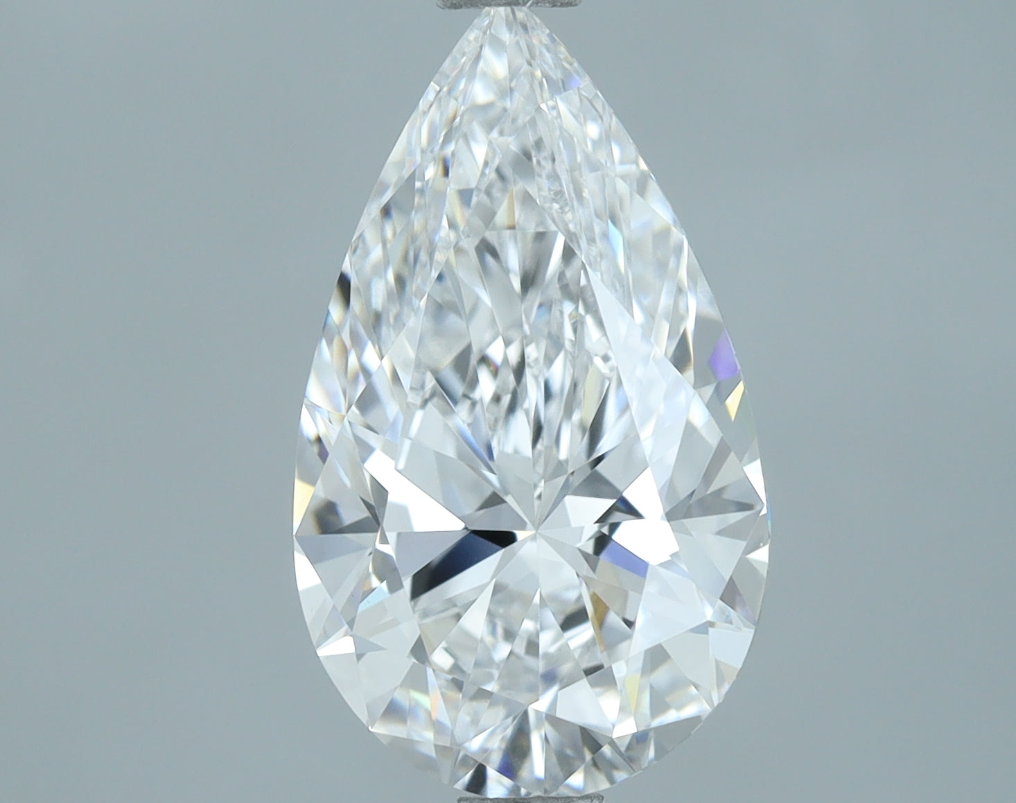 Lab-Grown 2.07 Carat Pear Shape Diamond color D Clarity VVS2, precious stones, engagement diamonds