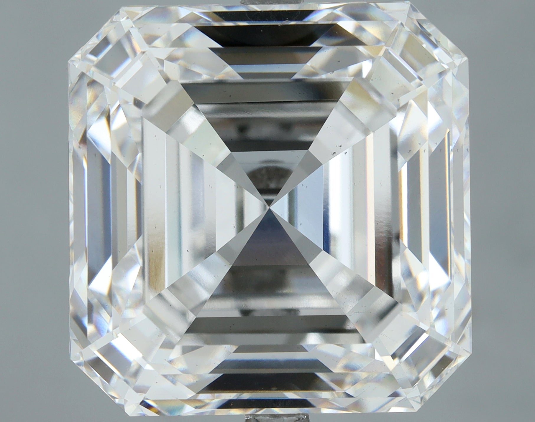 Lab-Grown 17.49 Carat Asscher Cut Diamond color E Clarity VS2, precious stones, engagement diamonds