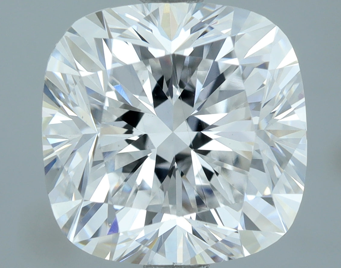 Lab-Grown 3.64 Carat Cushion Brilliant Diamond color D Clarity VS1, precious stones, engagement diamonds