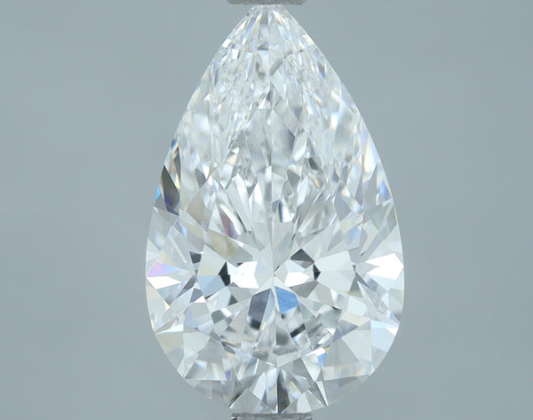 Lab-Grown 2.01 Carat Pear Shape Diamond color E Clarity VVS2, precious stones, engagement diamonds