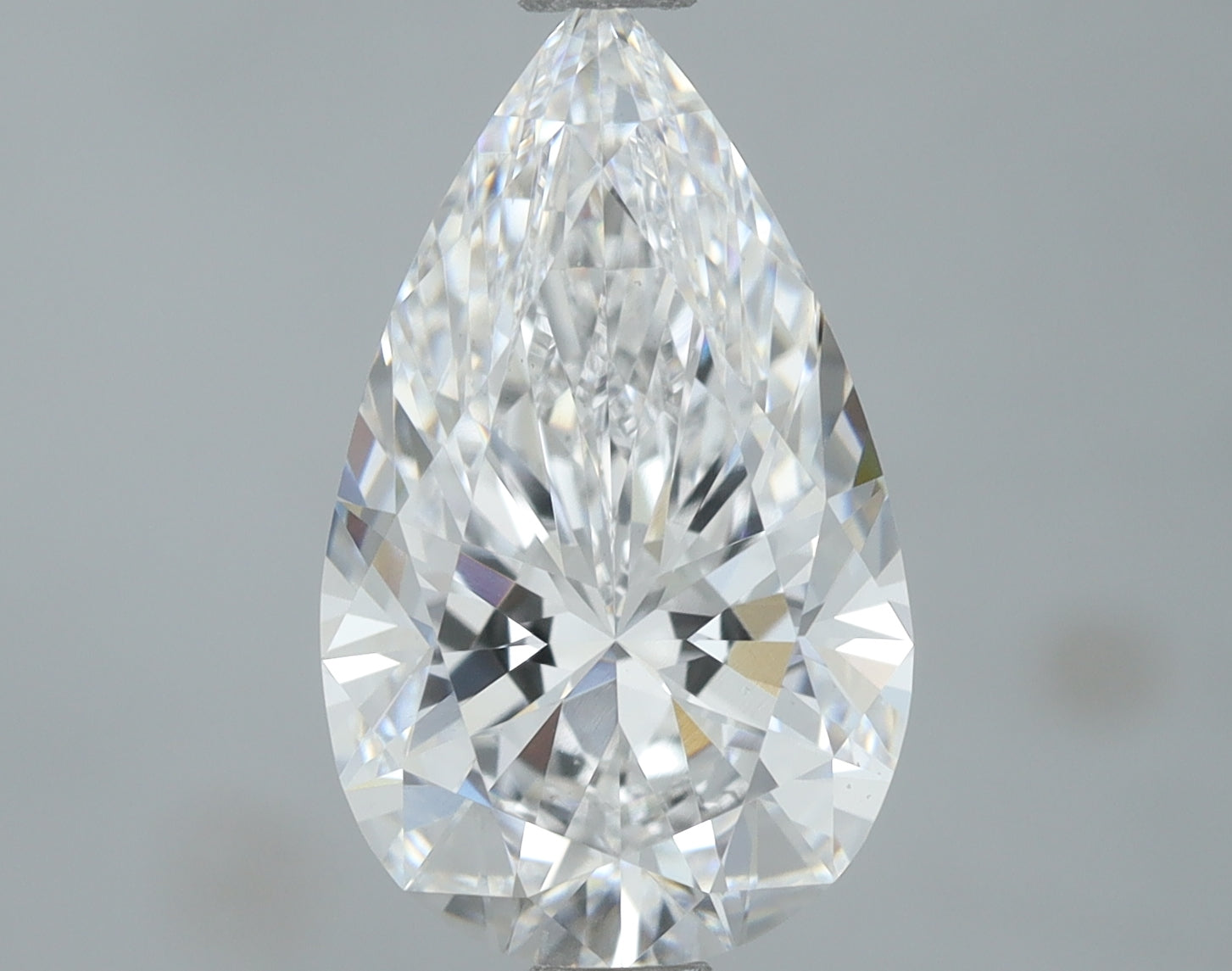Lab-Grown 2.14 Carat Pear Shape Diamond color E Clarity VVS2, precious stones, engagement diamonds
