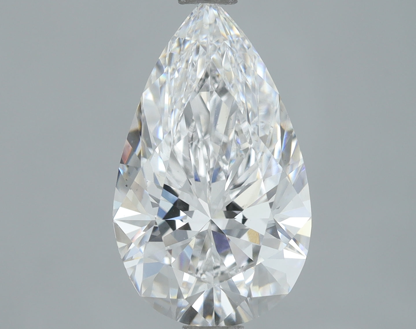Lab-Grown 2.06 Carat Pear Shape Diamond color D Clarity VS1, precious stones, engagement diamonds