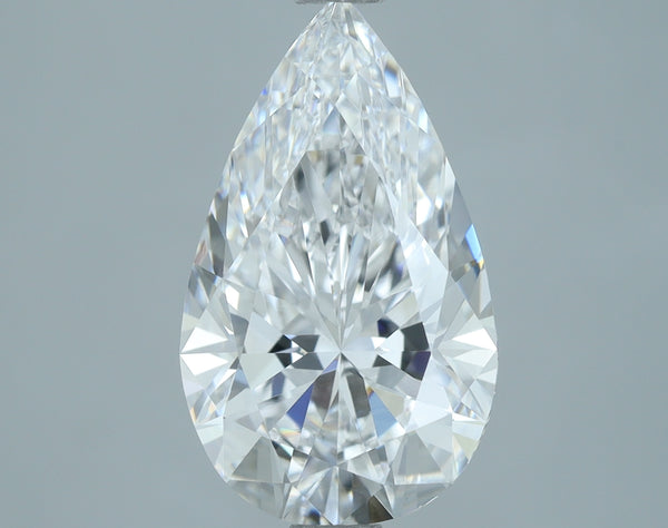 Lab-Grown 2.51 Carat Pear Shape Diamond color D Clarity VVS2, precious stones, engagement diamonds