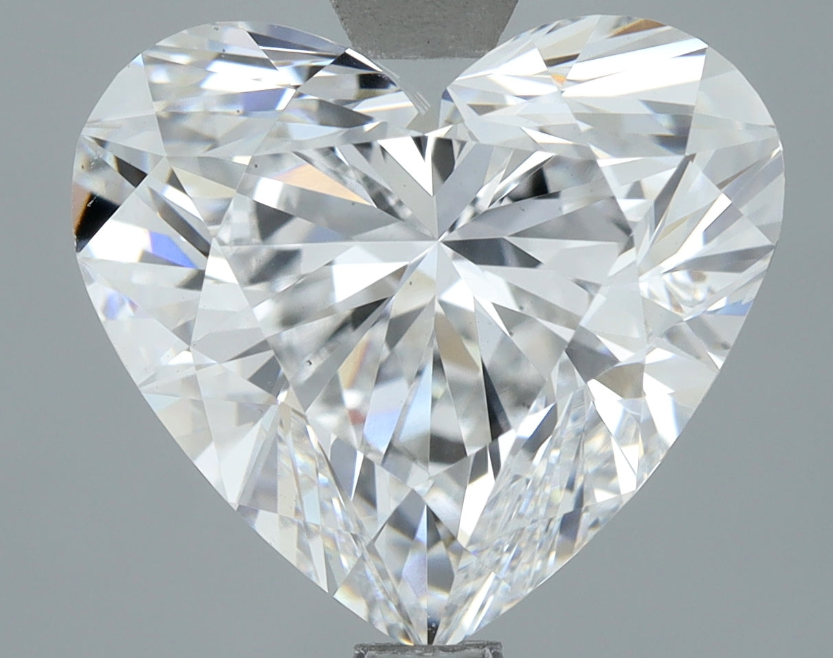 Lab-Grown 3.59 Carat Heart Shape Diamond color D Clarity VS1, precious stones, engagement diamonds