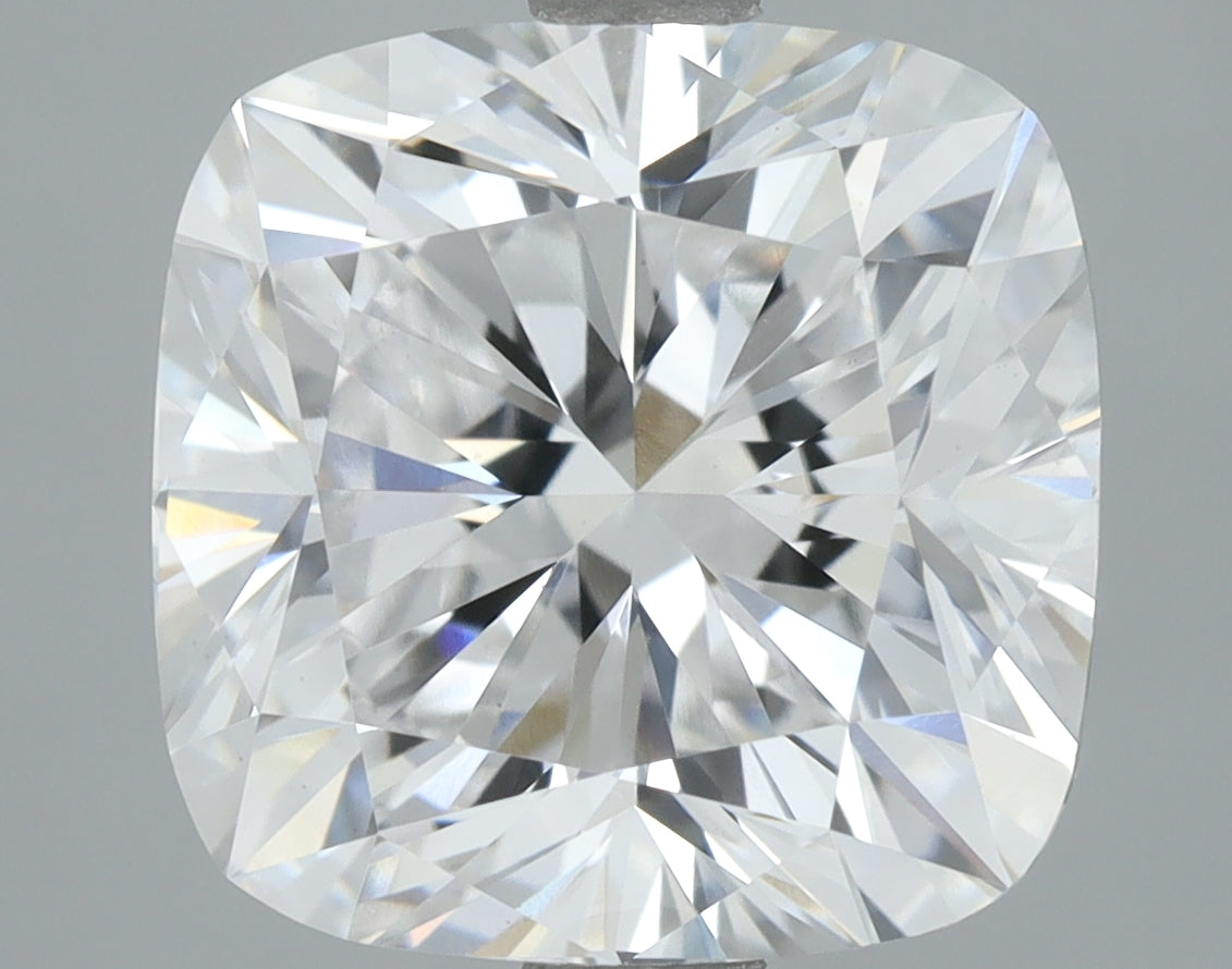 Lab-Grown 3.53 Carat Cushion Brilliant Diamond color D Clarity VS1, precious stones, engagement diamonds