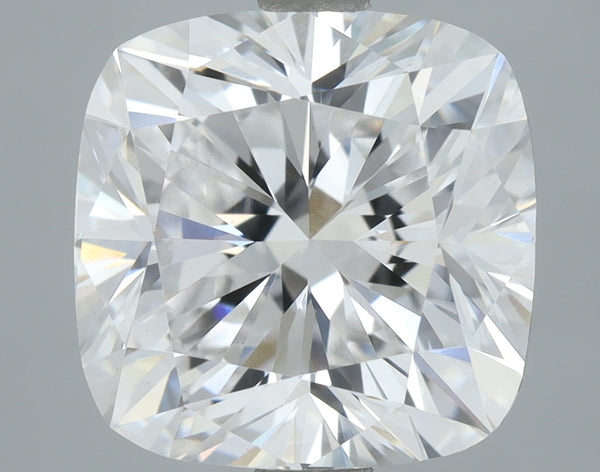 Lab-Grown 3.53 Carat Cushion Brilliant Diamond color D Clarity VS1, precious stones, engagement diamonds