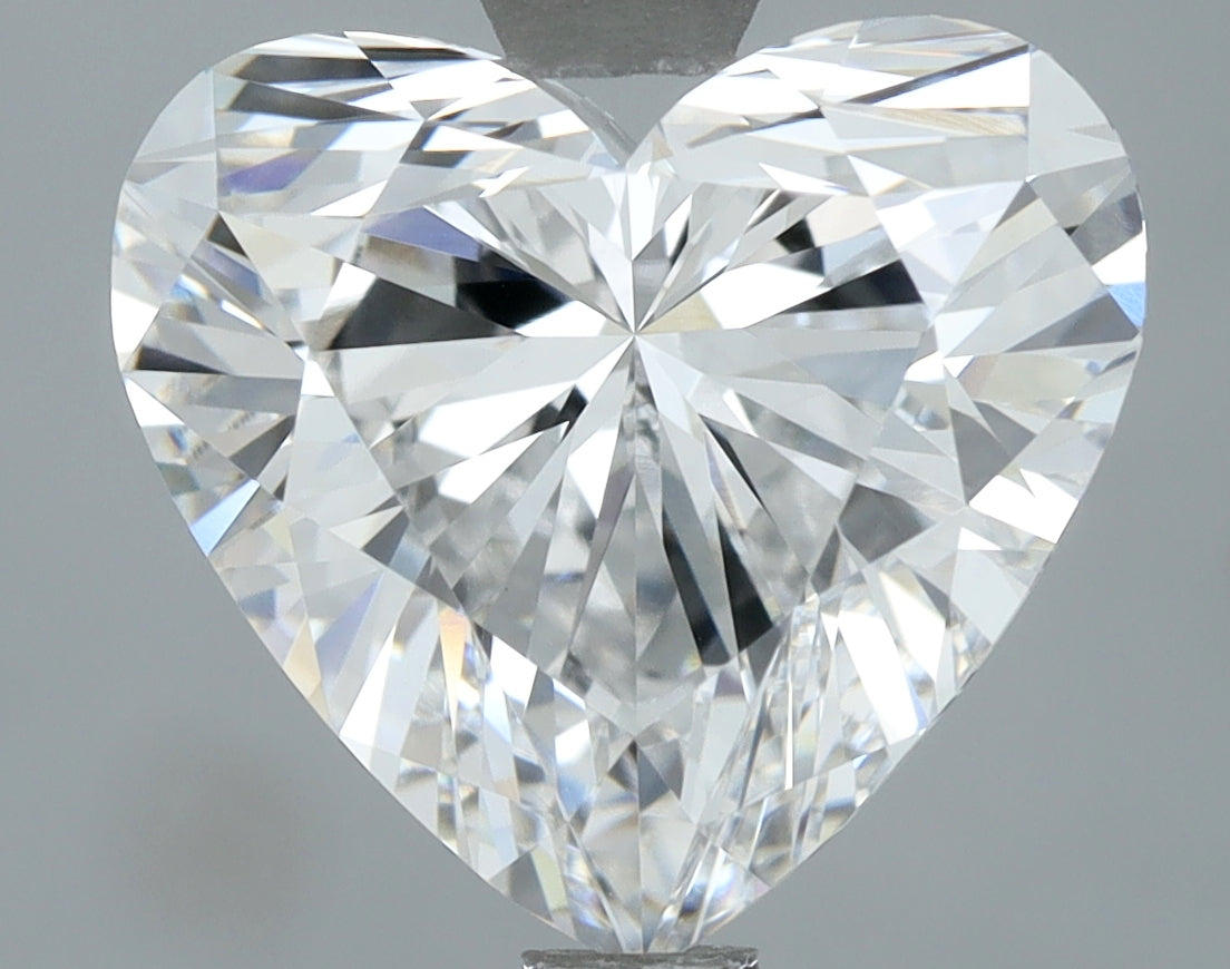 Lab-Grown 2.65 Carat Heart Shape Diamond color D Clarity VVS2, precious stones, engagement diamonds