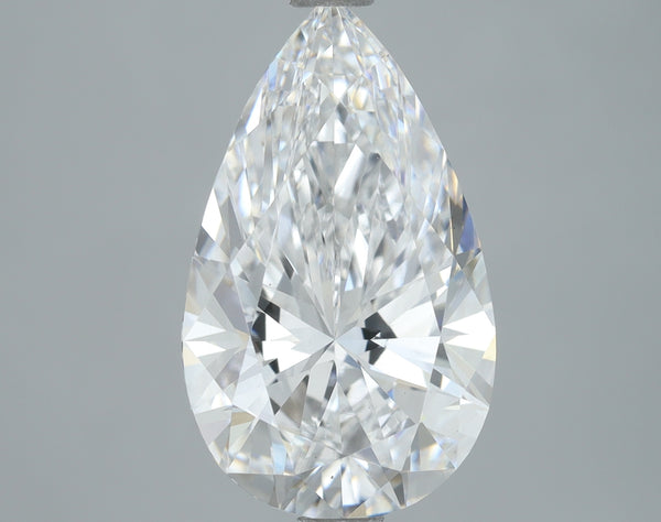 Lab-Grown 3.04 Carat Pear Shape Diamond color D Clarity VS1, precious stones, engagement diamonds
