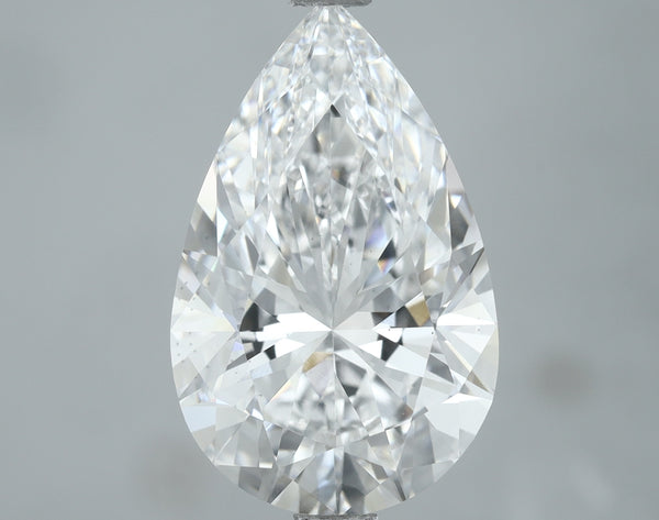 Lab-Grown 3.54 Carat Pear Shape Diamond color D Clarity VS1, precious stones, engagement diamonds