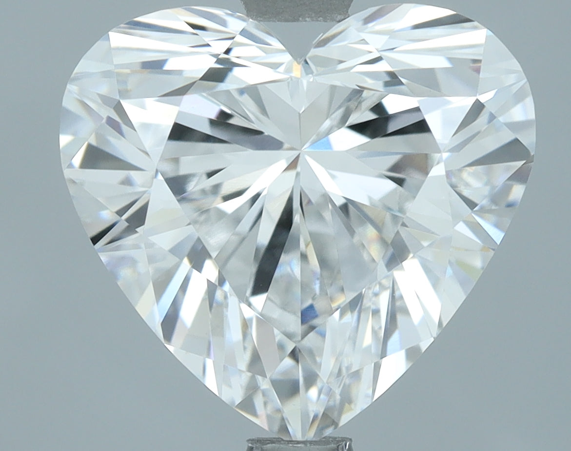 Lab-Grown 3.17 Carat Heart Shape Diamond color D Clarity VVS2, precious stones, engagement diamonds