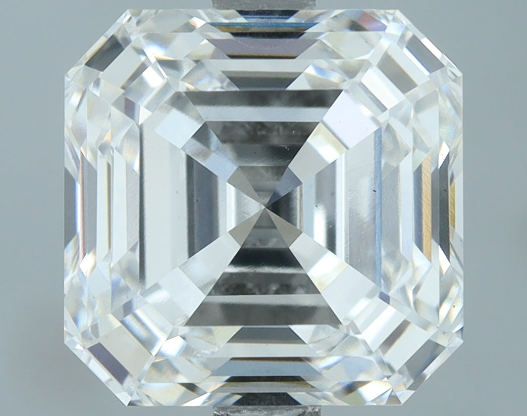 Lab-Grown 3.35 Carat Asscher Cut Diamond color E Clarity VS1, precious stones, engagement diamonds