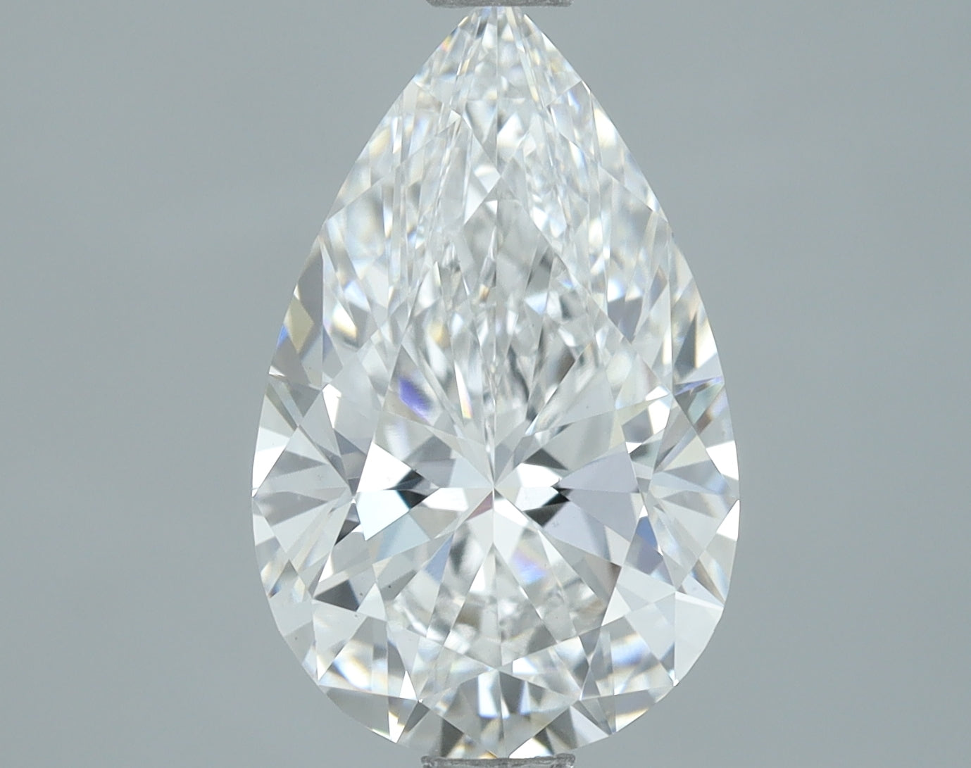 Lab-Grown 2.01 Carat Pear Shape Diamond color E Clarity VVS2, precious stones, engagement diamonds