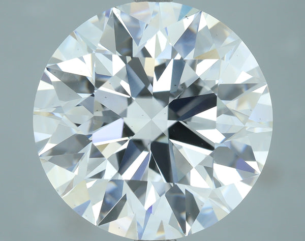 Lab-Grown 8.18 Carat Round Brilliant Diamond color D Clarity VS2, precious stones, engagement diamonds