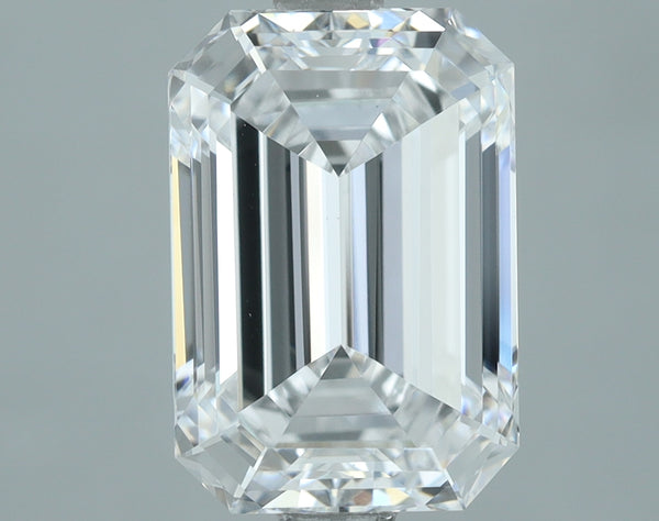 Lab-Grown 2.71 Carat Emerald Cut Diamond color D Clarity VVS2, precious stones, engagement diamonds