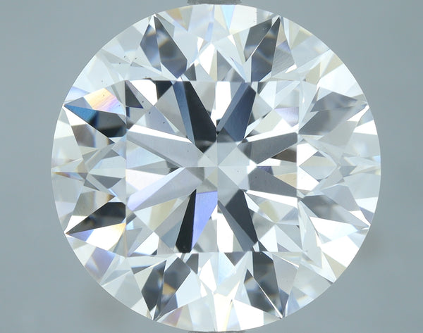 Lab-Grown 9.08 Carat Round Brilliant Diamond color D Clarity VS2, precious stones, engagement diamonds