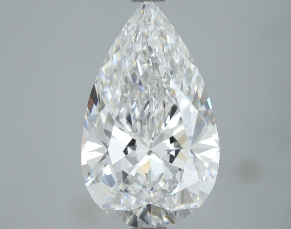 Lab-Grown 4.00 Carat Pear Shape Diamond color E Clarity VS2, precious stones, engagement diamonds