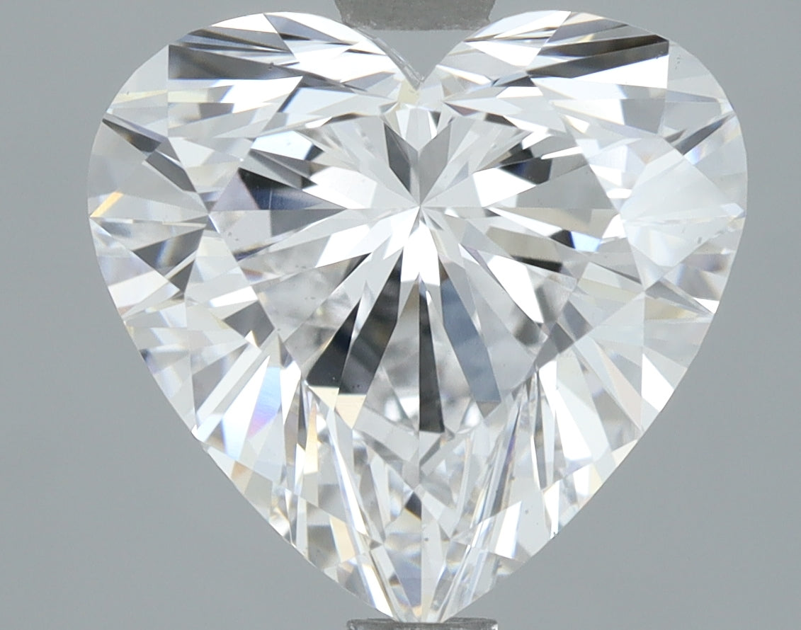 Lab-Grown 2.71 Carat Heart Shape Diamond color D Clarity VS1, precious stones, engagement diamonds