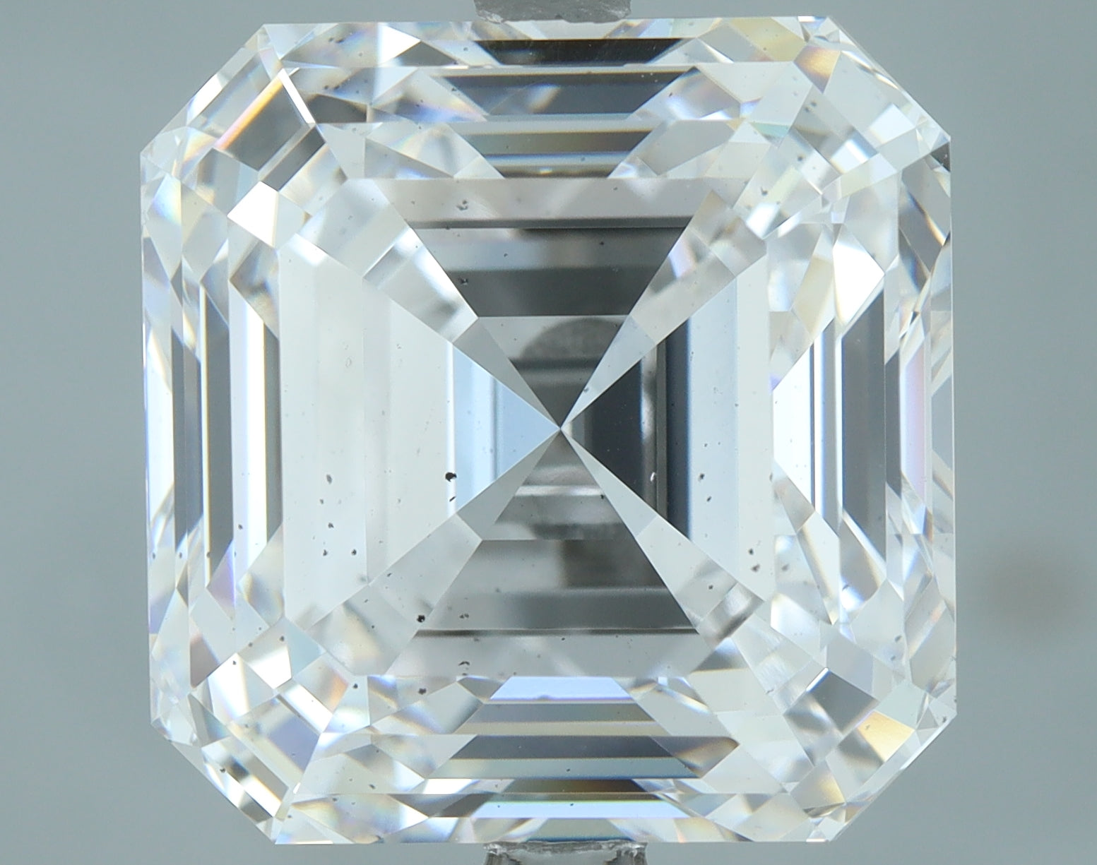 Lab-Grown 10.01 Carat Asscher Cut Diamond color E Clarity SI1, precious stones, engagement diamonds