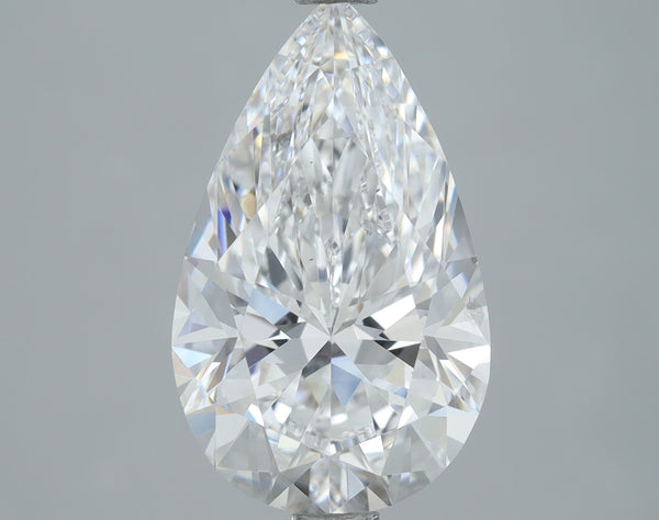 Lab-Grown 2.79 Carat Pear Shape Diamond color D Clarity VS2, precious stones, engagement diamonds
