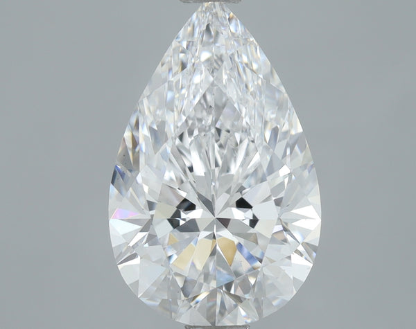 Lab-Grown 2.03 Carat Pear Shape Diamond color D Clarity VS1, precious stones, engagement diamonds