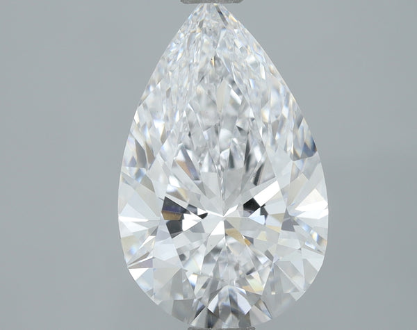Lab-Grown 2.06 Carat Pear Shape Diamond color D Clarity VS1, precious stones, engagement diamonds