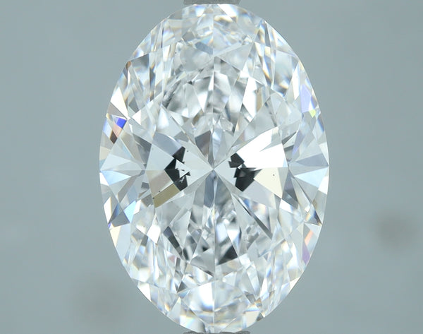 Lab-Grown 2.87 Carat Oval Shape Diamond color D Clarity VS2, precious stones, engagement diamonds