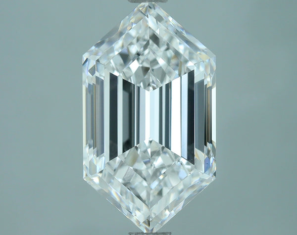 Lab-Grown 3.00 Carat Long Hexagonal Shape Diamond color D Clarity VS2, precious stones, engagement diamonds
