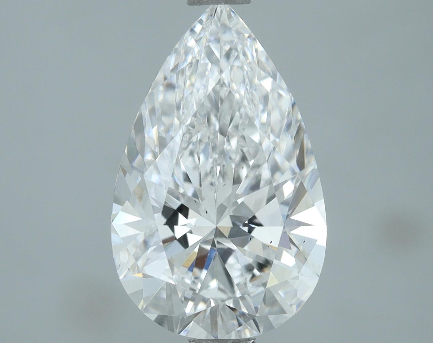 Lab-Grown 2.06 Carat Pear Shape Diamond color D Clarity VS2, precious stones, engagement diamonds