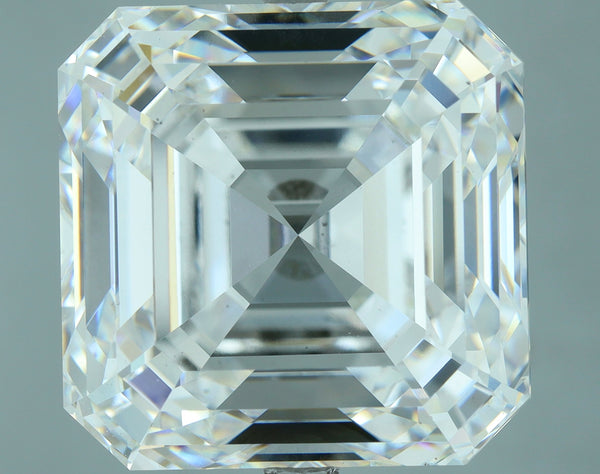 Lab-Grown 18.03 Carat Asscher Cut Diamond color E Clarity VS1, precious stones, engagement diamonds