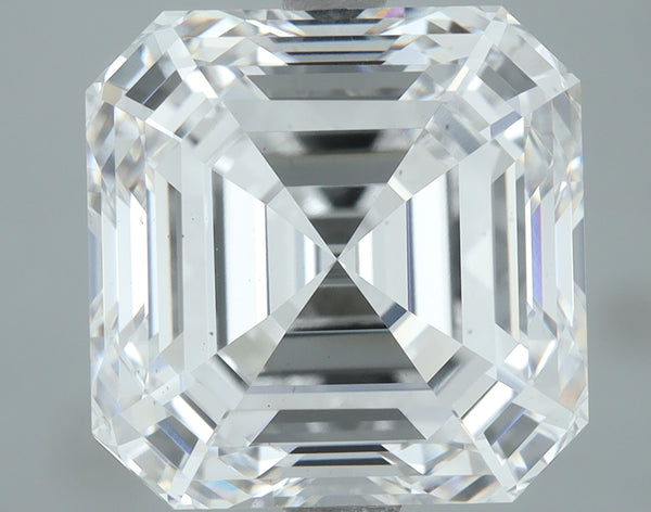 Lab-Grown 5.34 Carat Asscher Cut Diamond color E Clarity VS1, precious stones, engagement diamonds