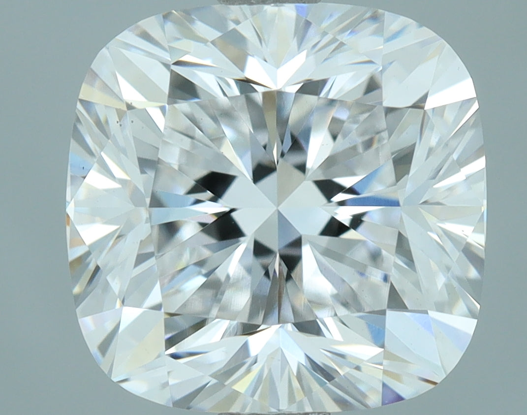 Lab-Grown 3.20 Carat Cushion Brilliant Diamond color E Clarity VS1, precious stones, engagement diamonds