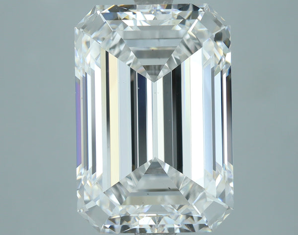 Lab-Grown 6.03 Carat Emerald Cut Diamond color E Clarity VS1, precious stones, engagement diamonds