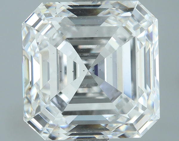 Lab-Grown 3.65 Carat Asscher Cut Diamond color E Clarity VS2, precious stones, engagement diamonds
