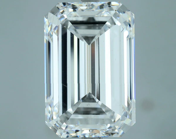 Lab-Grown 10.01 Carat Emerald Cut Diamond color D Clarity VS1, precious stones, engagement diamonds