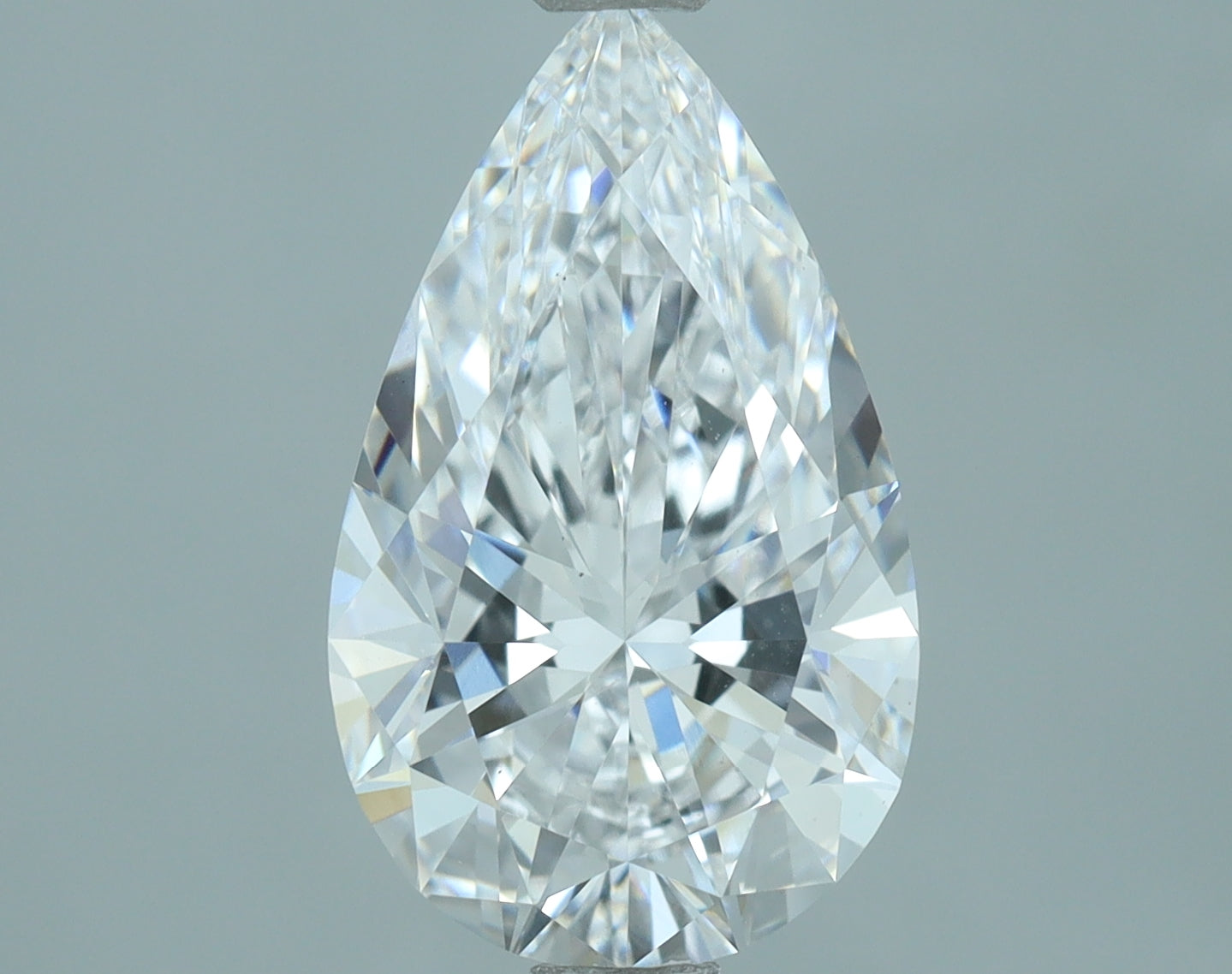 Lab-Grown 2.07 Carat Pear Shape Diamond color D Clarity VS1, precious stones, engagement diamonds