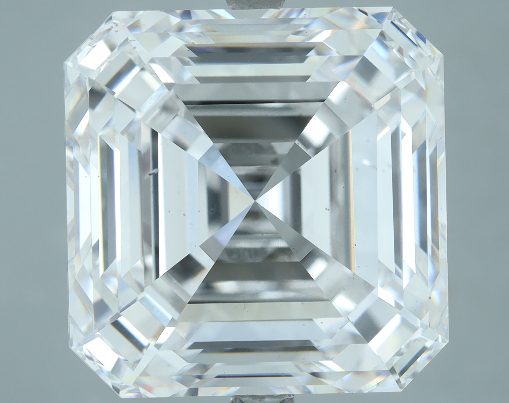 Lab-Grown 15.07 Carat Asscher Cut Diamond color E Clarity VS2, precious stones, engagement diamonds