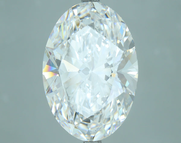 Lab-Grown 9.66 Carat Oval Shape Diamond color D Clarity VS2, precious stones, engagement diamonds