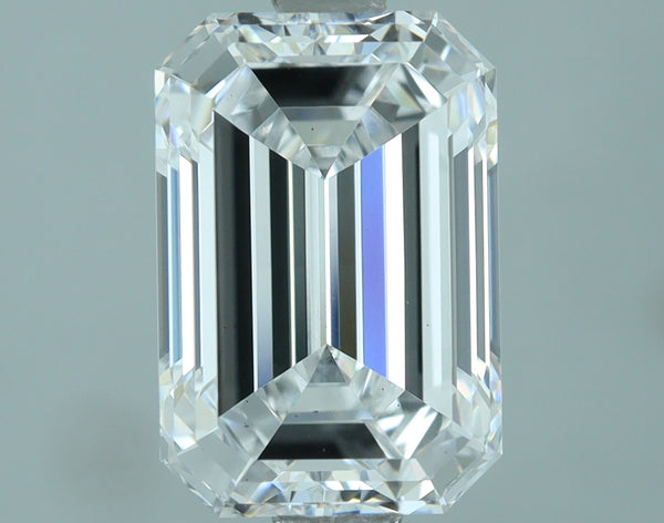 Lab-Grown 2.03 Carat Emerald Cut Diamond color D Clarity VS2, precious stones, engagement diamonds