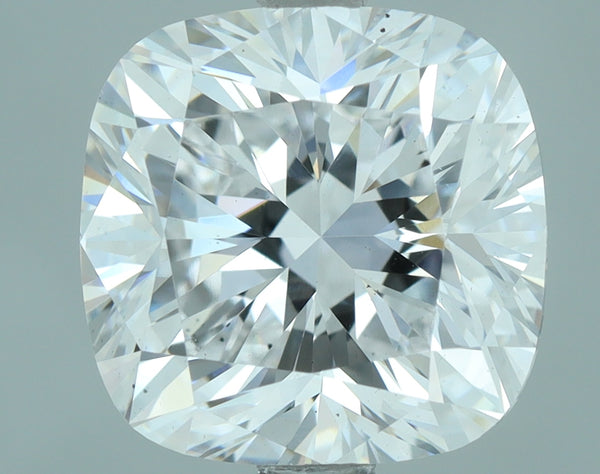 Lab-Grown 3.52 Carat Cushion Brilliant Diamond color D Clarity VS2, precious stones, engagement diamonds