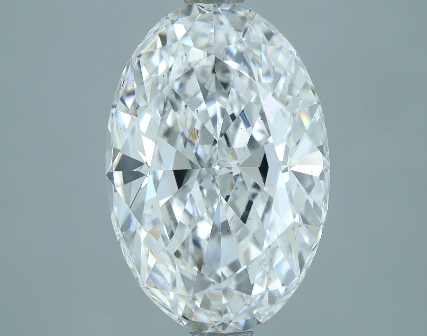 Lab-Grown 3.46 Carat Oval Shape Diamond color D Clarity VS2, precious stones, engagement diamonds