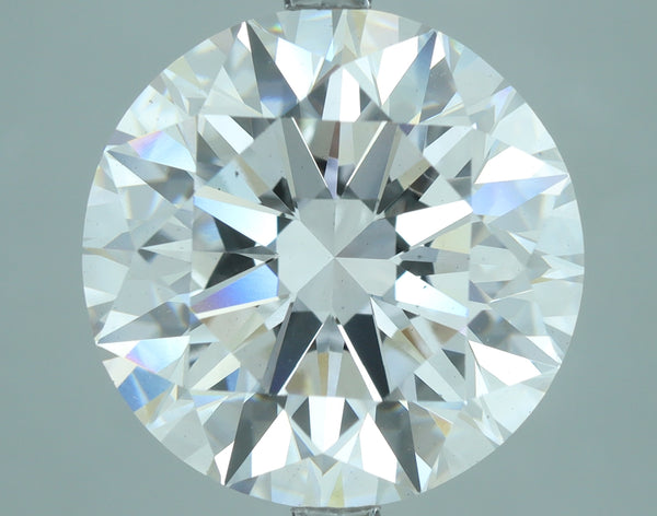 Lab-Grown 8.08 Carat Round Brilliant Diamond color E Clarity VS2, precious stones, engagement diamonds