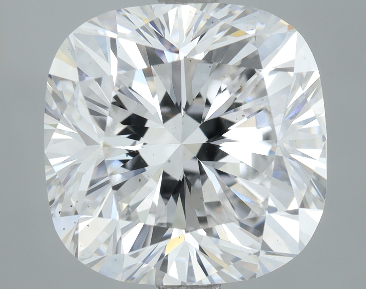 Lab-Grown 5.05 Carat Cushion Brilliant Diamond color E Clarity VS2, precious stones, engagement diamonds