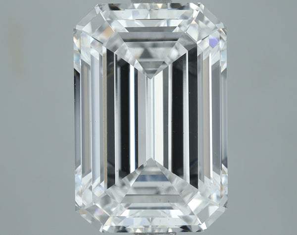 Lab-Grown 5.02 Carat Emerald Cut Diamond color D Clarity VS1, precious stones, engagement diamonds