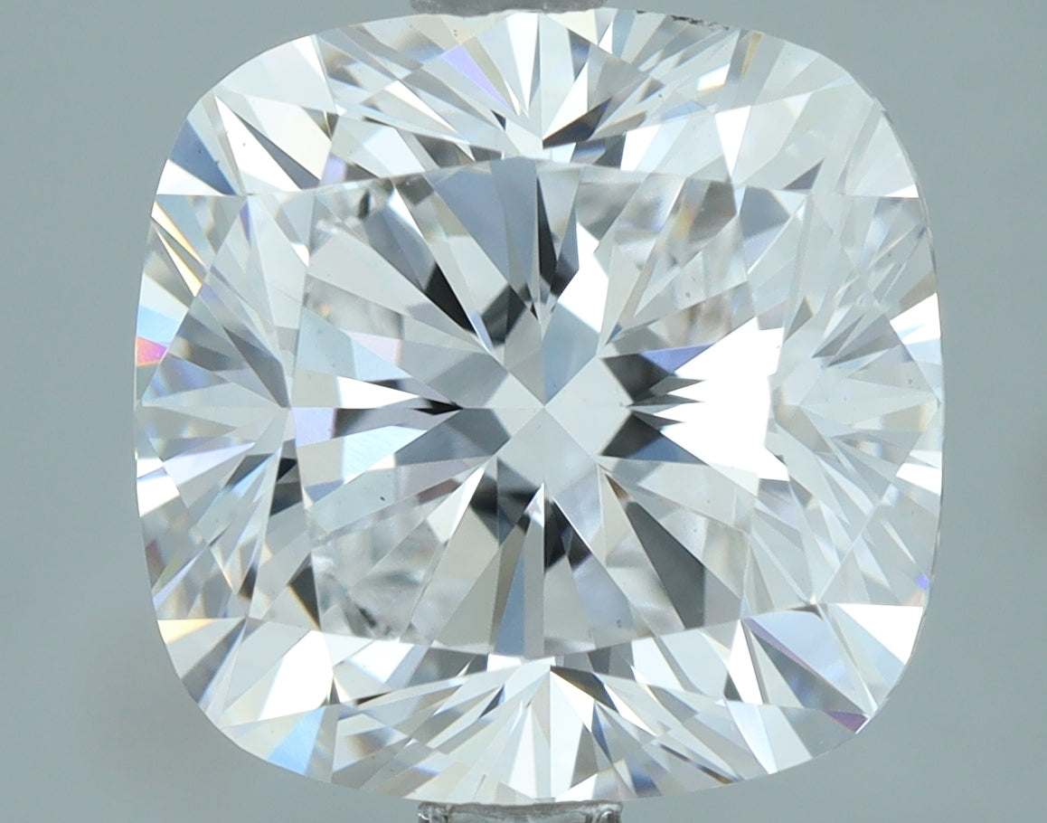 Lab-Grown 3.57 Carat Cushion Brilliant Diamond color D Clarity VS1, precious stones, engagement diamonds