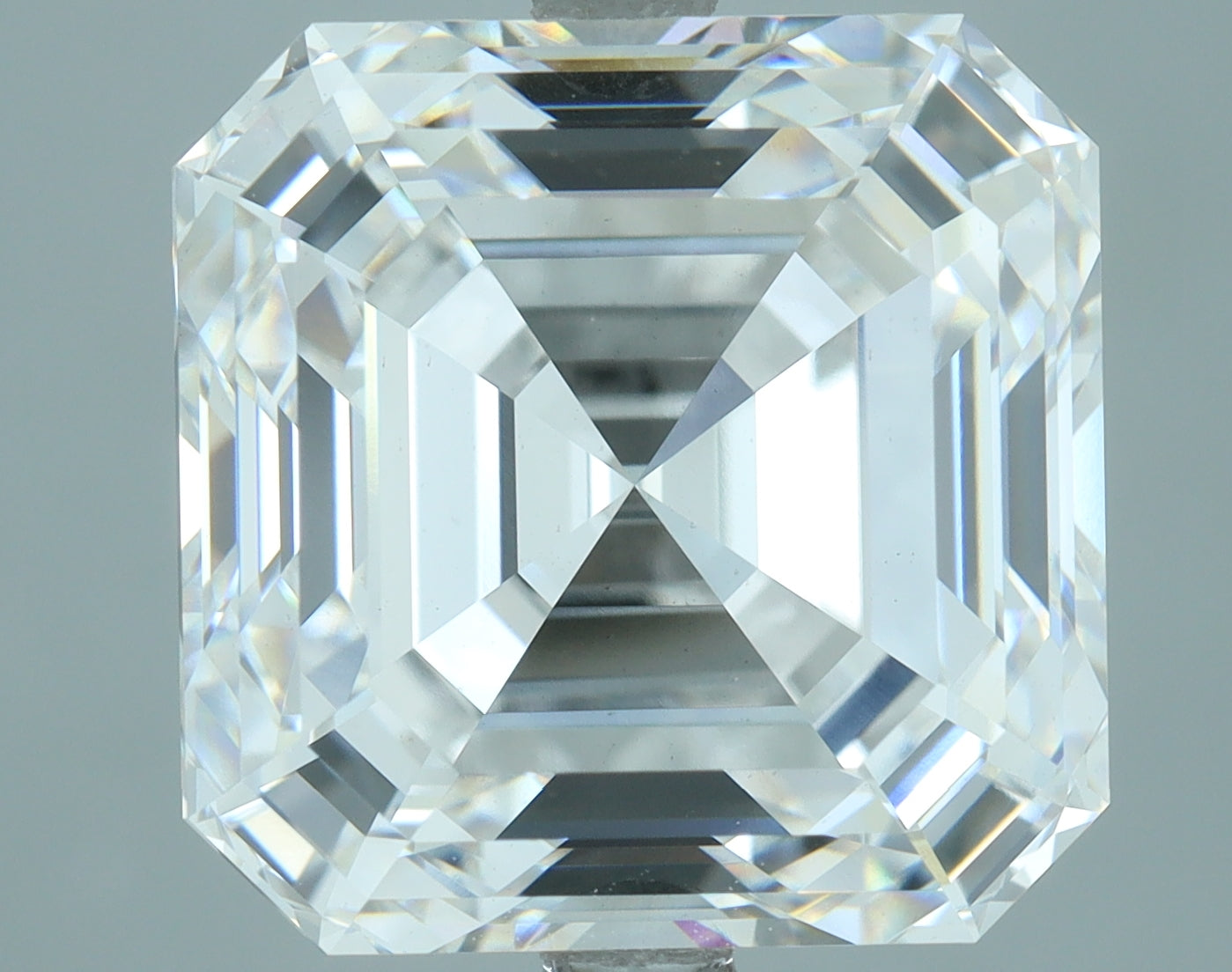 Lab-Grown 8.03 Carat Asscher Cut Diamond color E Clarity VS1, precious stones, engagement diamonds