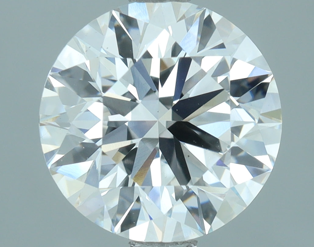 Lab-Grown 2.11 Carat Round Brilliant Diamond color D Clarity VS1, precious stones, engagement diamonds